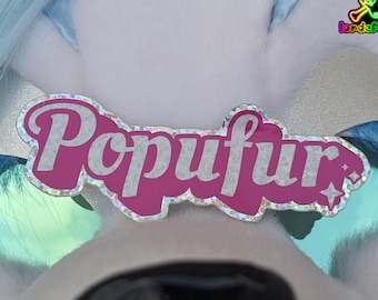 Popufur | Glitter Sticker