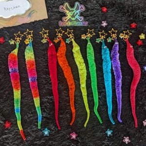 Worm on a String Keychain