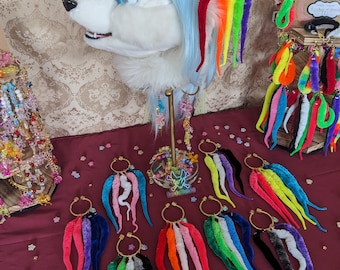 Pride Worm Cuff Earring | Fursuit Head Accessory