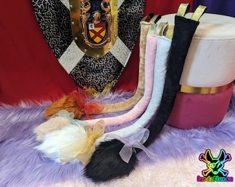 33 Inch Unicorn Lion Tail | Customizable squeaker | Fursuit & Cosplay