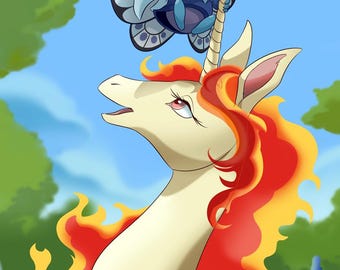 The Last Rapiddash |  Unicorn | Poster Print