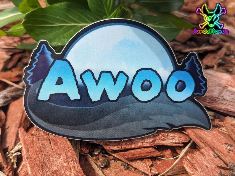 Awoo | Sticker - Etsy