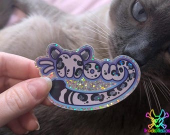 Mow | Glitter Sticker