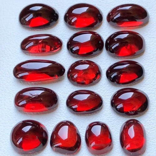 Garnet shops cabochons 42 carats ,size ranges:7.8 mm to 12.6 mm,natural ,ethically sourced