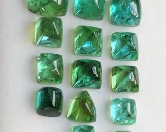 19.95 Karat Natürliche Turmalin Cabochon Lot - Afghanistan Herkunft, 4.5 bis 8 mm