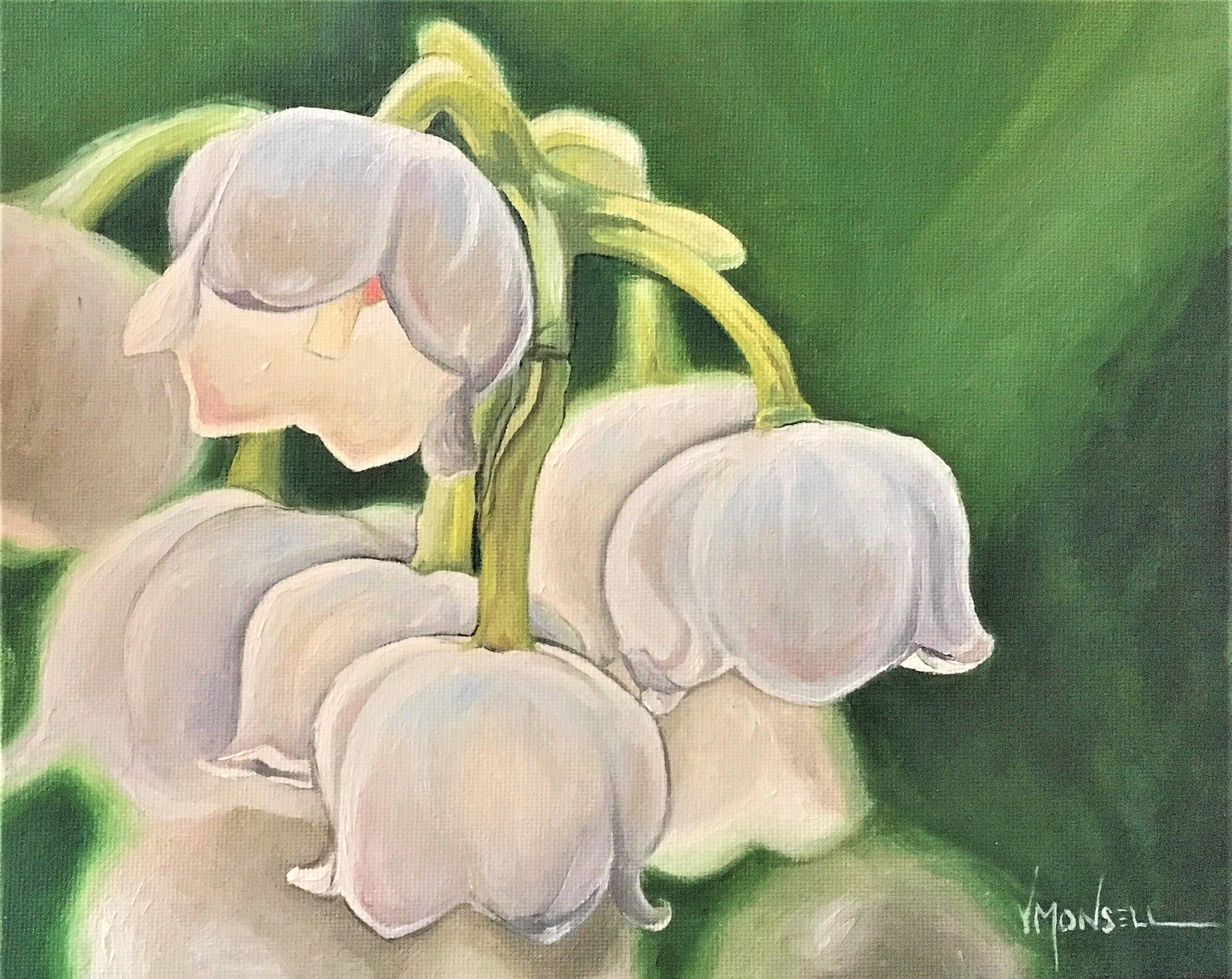 Lily Of The Valley Oil Painting Etsy