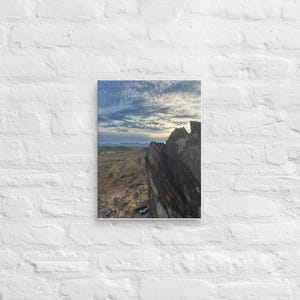 Sunrise Stillness – Phoenix Mountain Preserve Desert Landscape Photography Canvas Print