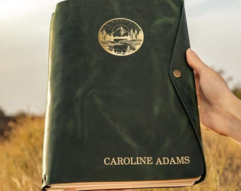 Cuaderno de bocetos personalizado, regalos para artistas, cuaderno de cuero recargable, regalos para artistas, cuaderno de bocetos