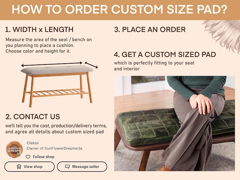 Cojín de asiento de cuero, decoración única para el hogar, cojín de suelo, tamaño personalizado, almohada de suelo, 7 colores, combinación de colores disponible imagen 8