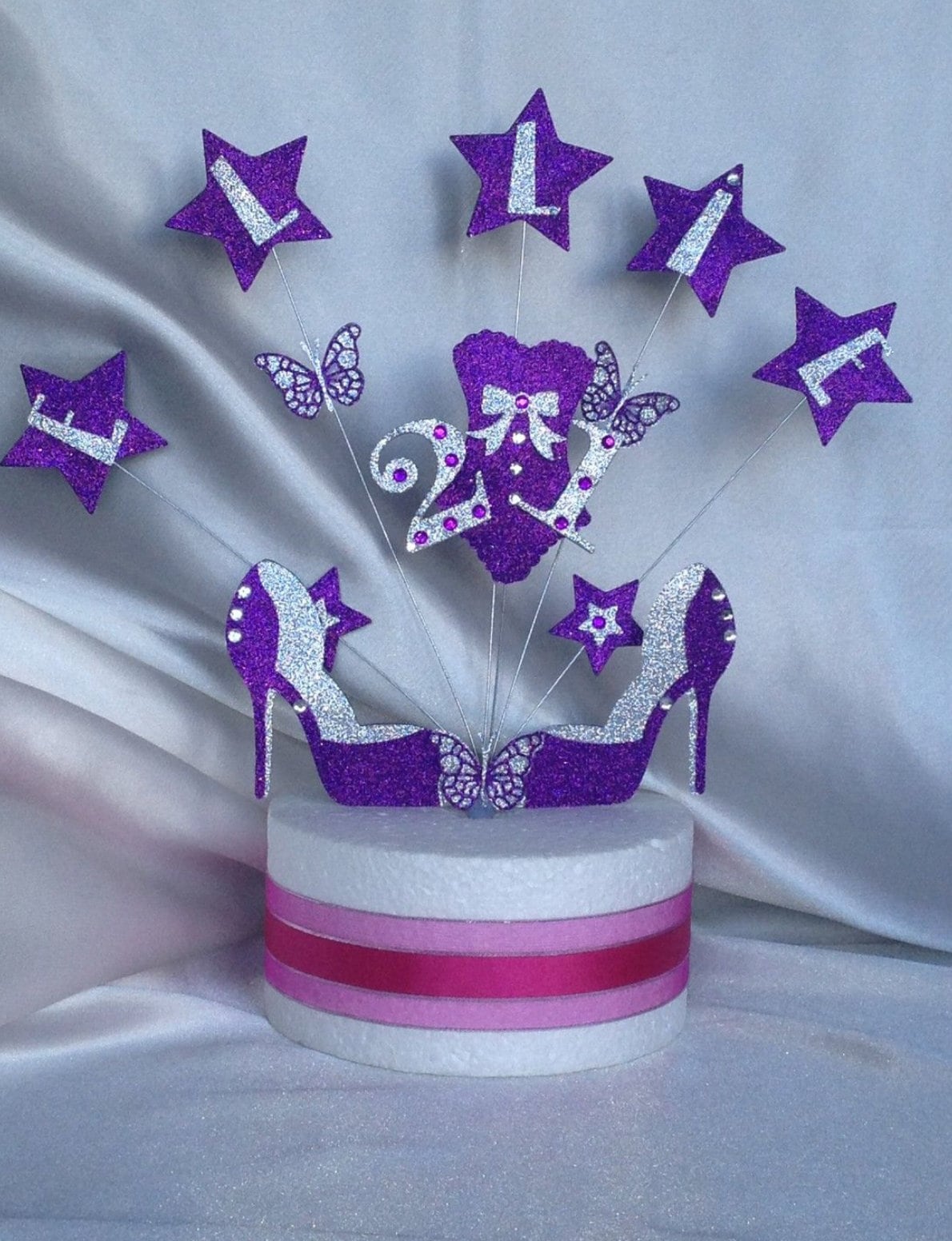 Personalised Basque and High Heel Stiletto Shoe Happy Birthday - Etsy