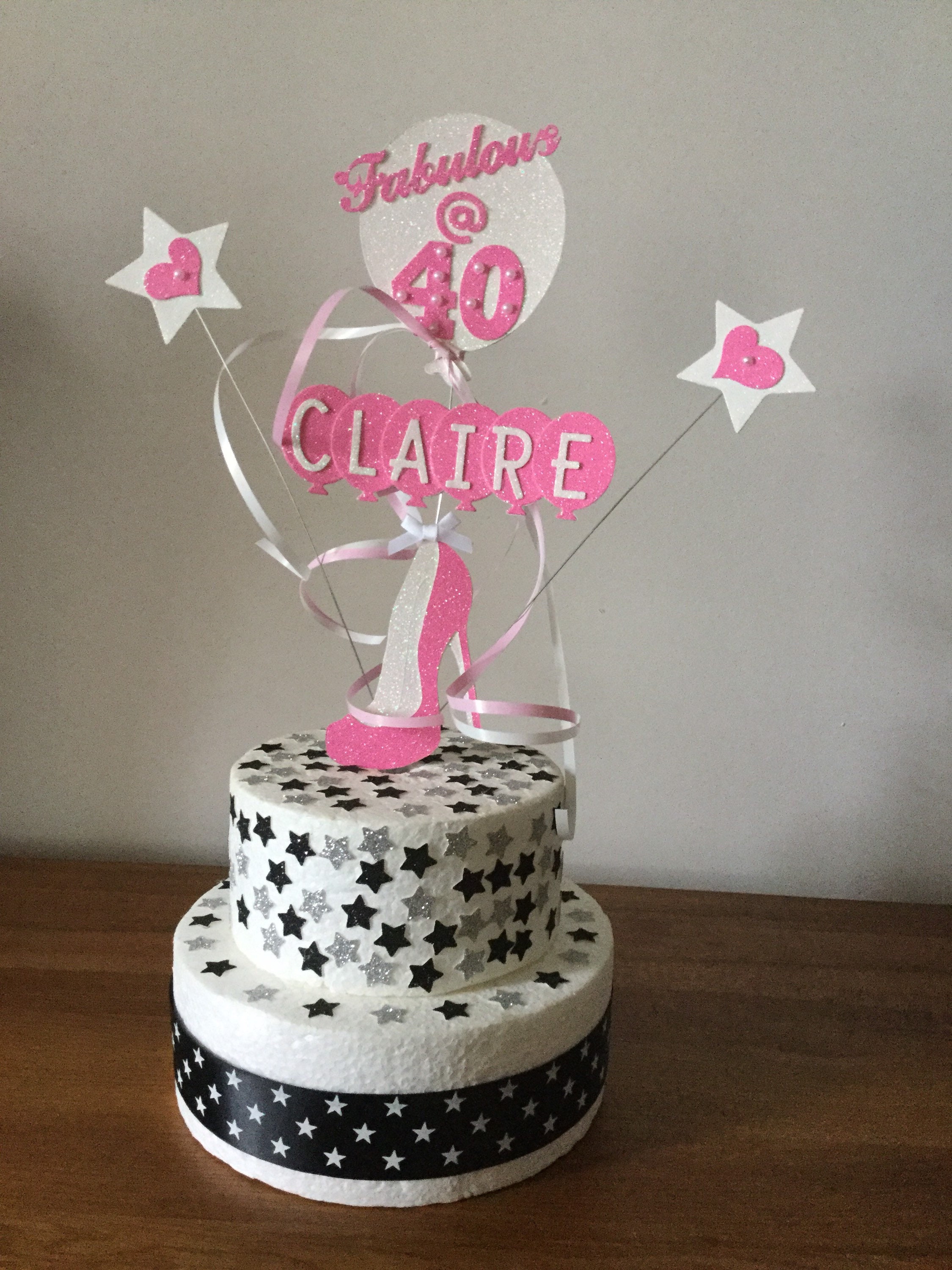 Personalised Fab Fabulous Stiletto High Heel Shoe Birthday