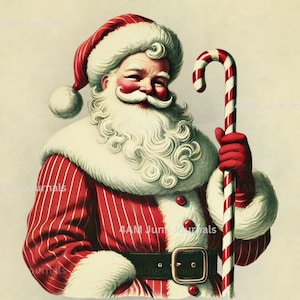 Recuerdos navideños: 47 imágenes digitales antiguas de Navidad (o Navidad en julio): Papá Noel, fondos, objetos efímeros: ¡alegría navideña tradicional!