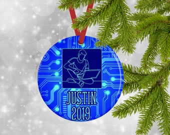 teenager christmas ornament