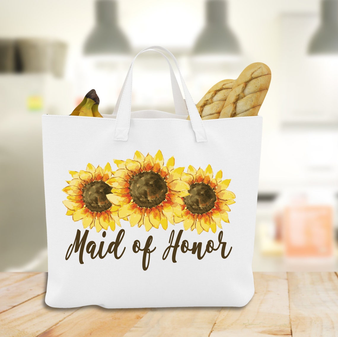 Sunflower wedding gift Sunflower bridesmaid gift Sunflower Etsy