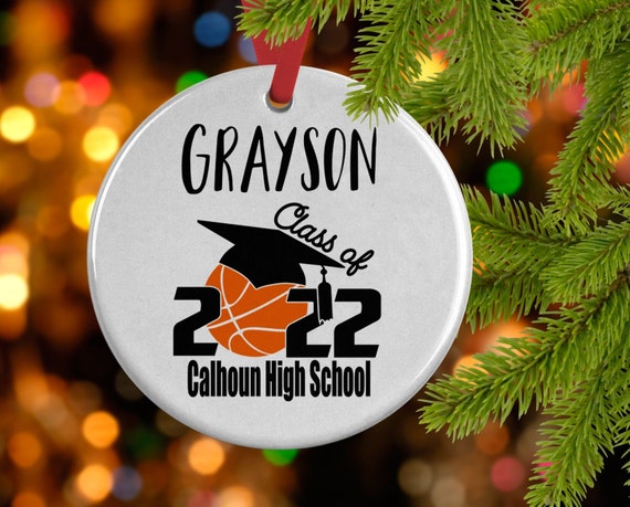 Basketball Christmas 2022 Basketball Senior Christmas Ornament 2022 Personalized Senior | Etsy