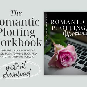 Romantic Plotting Workbook | Character Arc Development & 8-Stage Romance Structure for Writers | Writing Worksheets Printable PDF