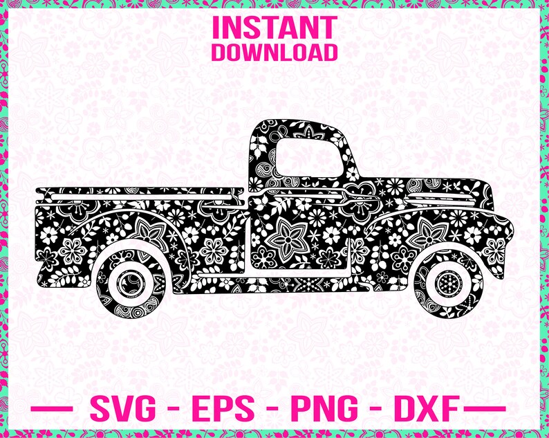 Download Truck svg truck files for cricut vintage truck svg mandala ...