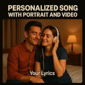 Valentinstag Geschenke Lied über Sie, individuelles Paar Porträt / Karte Nachtlicht, personalisiert unser erstes Datum digital, wo alles begann Ort