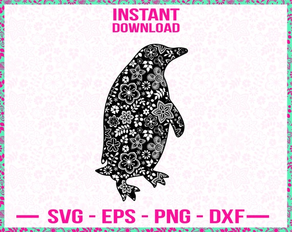 Download Penguin Svg Penguin Penguin Clipart Penguin Vector Mandala Etsy
