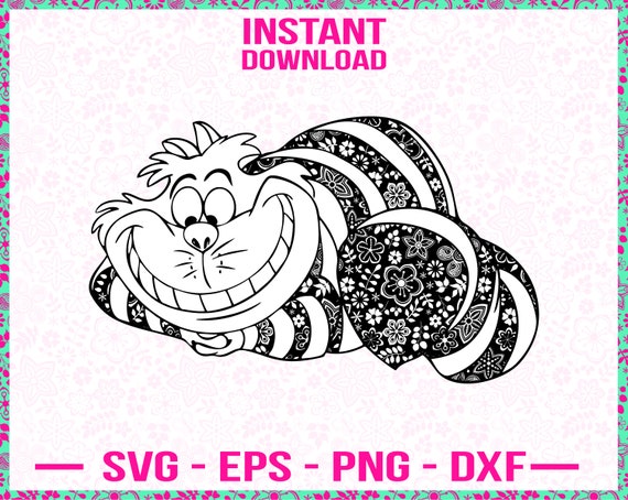Download Cheshire Cat Svg Alice In Wonderland Svg Disney Shirts Etsy
