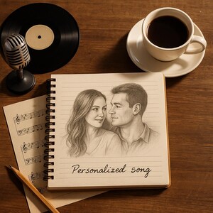 Custom Lyrics Print With Song, Personalized Music Digital Poster, Custom Gift, Song Lyrics Art, Song Lyrics Print Music Lover Gift Video