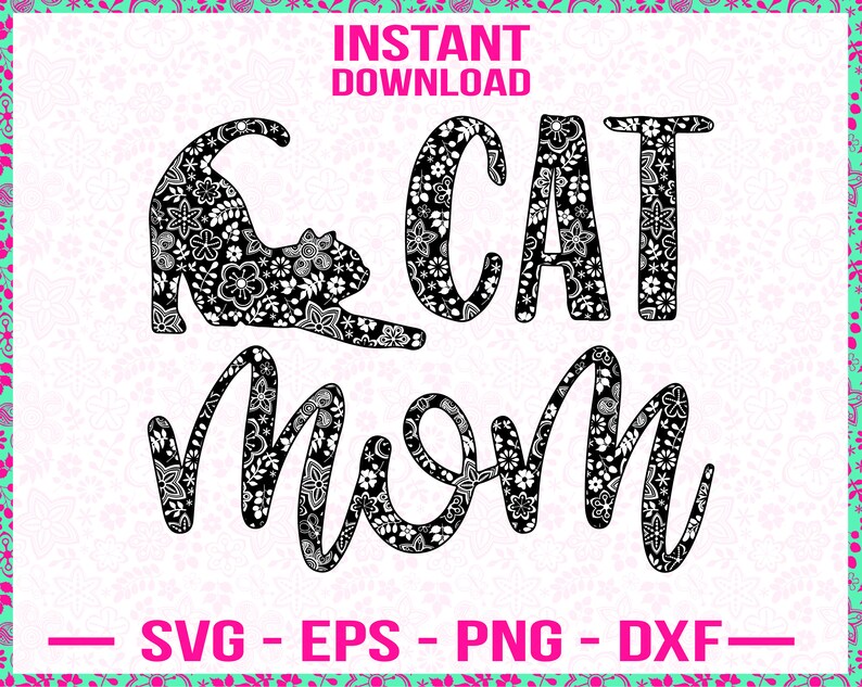 Free Free 232 Cricut Cat Mandala SVG PNG EPS DXF File