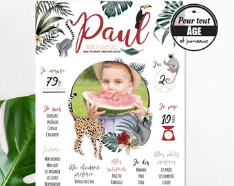 Jungle Anniversaire Etsy Jungle Anniversaire Etsy