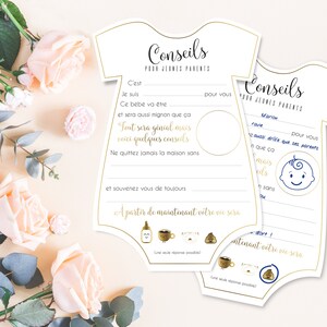 Baby shower games, tips spelletjes voor ouders, kaart snijden in bodysuits.