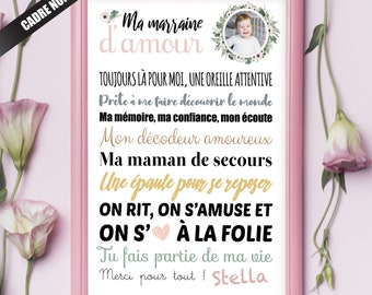 Citation De Marraine Etsy