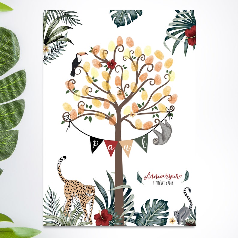 Arbre A Empreintes Pour Bapteme Arbre A Empreintes Pour Enfant Biche Arbre A Empreintes Arbre Empreintes Anniversaire Bebe Et Puericulture Produits Handmade Smartcodegroup Com