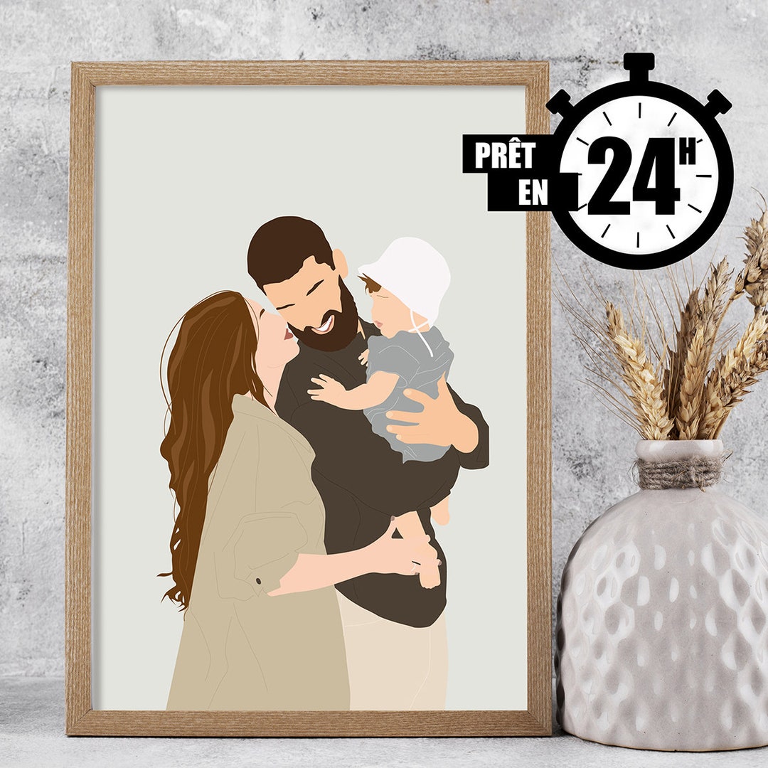 portrait-personnalis-famille-illustration-personnalis-e-partir-d