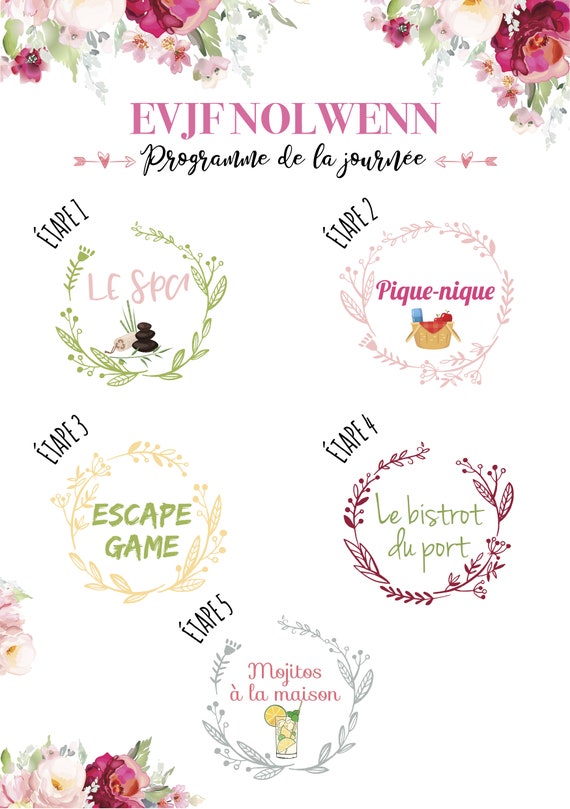 Evjf Beautiful Scratch Card For The Bride To Discover Little Etsy Singapore