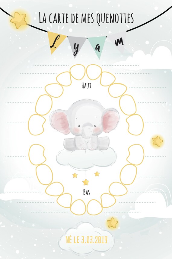 Baby S Card Baby S Tooth Cards Baby S Tooth Etsy