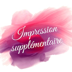 Impressions supplémentaires de votre affiche en format carte postale