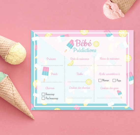 Baby Shower Lot de cartes de jeux baby shower Jeux baby Etsy