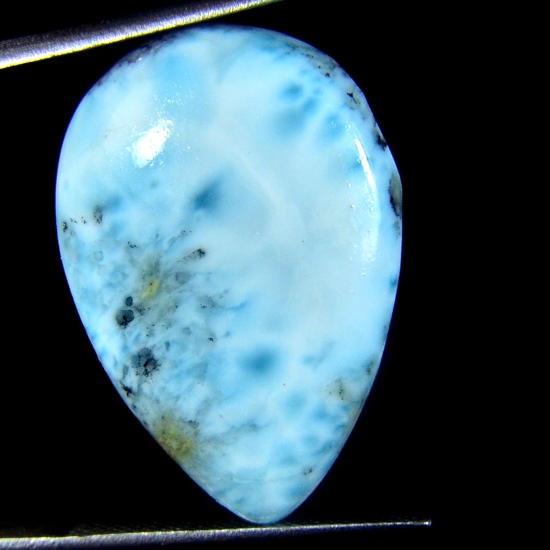 29.35 Carat sky blue Larimar Cabochon Wholesale Price Natural Loose Gemstone New Arrived Use For Earring Pendant Jewelry