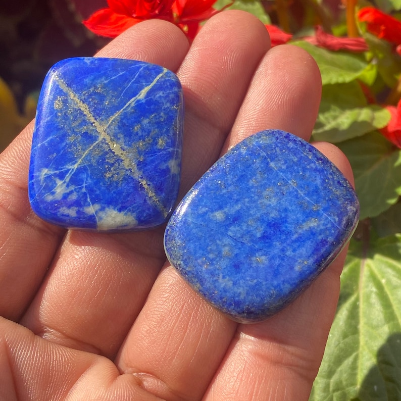 Loose Cabochons,For Christmas New Year Gemstones 275.40 CTS 9 pcs 100% Natural Lapis Lazuli Loose StoneCabochon In Low Price Cabochons