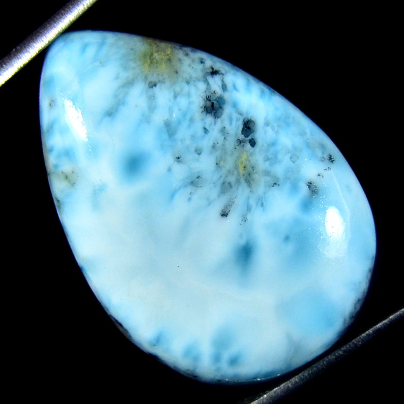29.35 Carat sky blue Larimar Cabochon Wholesale Price Natural Loose Gemstone New Arrived Use For Earring Pendant Jewelry