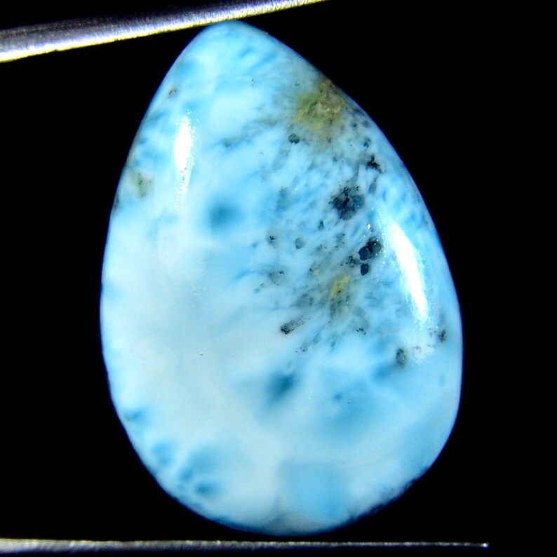 29.35 Carat sky blue Larimar Cabochon Wholesale Price Natural Loose Gemstone New Arrived Use For Earring Pendant Jewelry