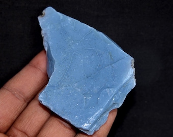 Natural Blue Opal Raw Rough Loose Gemstone 65.84 Gram