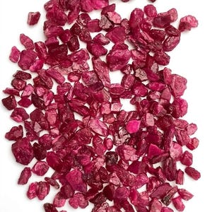 Natural African Red Ruby Rough – Raw Gemstone for Jewelry Making