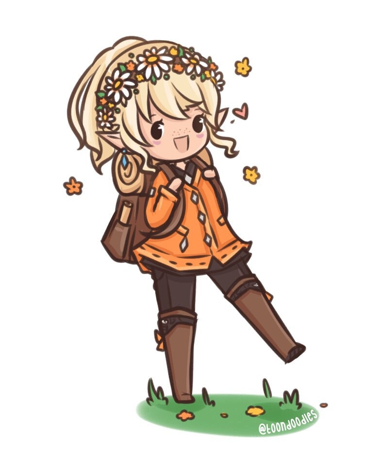 Custom Hand Drawn Chibi Character Commission, Custom OC Drawing, Digital Illustration, Anime Drawing, Cartoon Art, TOONdoodles