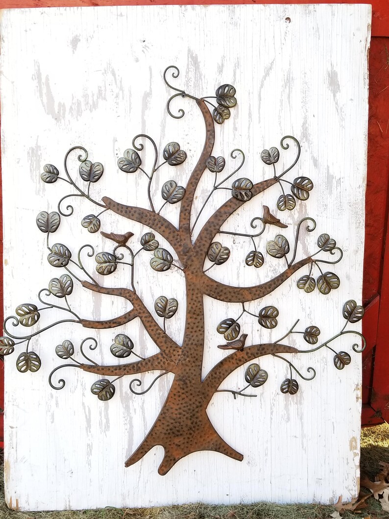 Metal Tree Wall Art Decor