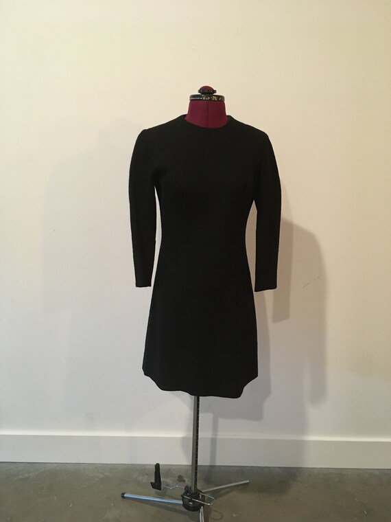 Vintage Black Mod Dress