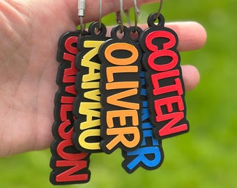 Nametag Personalized Diaper Bag Tag Lunchbox Tag Kids Name Tag 3D Printed Custom Backpack Tag Beach Bag Tag Luggage Tag Back to School