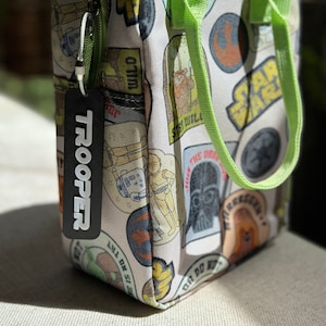 Étiquettes de sac à dos, Porte-clés imprimés en 3D, Porte-clés personnalisé, Étiquettes pour enfants, Étiquette de sac à langer, Porte-clés de boîte à lunch, Retour à l'école, Star Wars