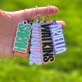 Nametag Personalized Keychain Diaper Bag Tag Lunch Box Tag Daycare Label Bag Charm Kids Keychain Name Bag Tag Luggage Tags Gift