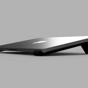 Laptop Stand, Sleek Design, Custom colors / 3D Printed Universal design / Apple / Dell / HP