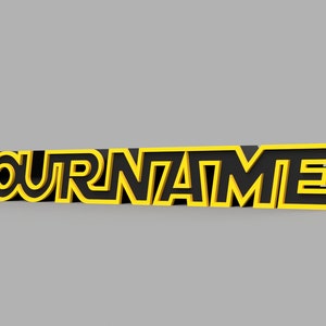 Personalized Nameplate Sign / Customizable / Star Wars Fan Art / Name Sign