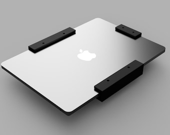 Under Desk Laptop Mount with Hardware, 5 sizes available / Customization Available.